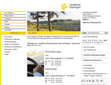 Tablet Screenshot of landkreis-esslingen.de